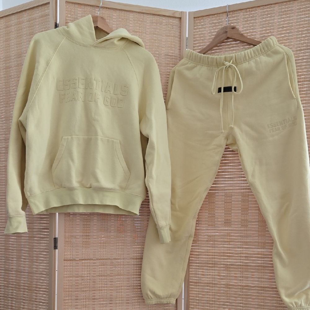 Fear of God Essentials Fleece Hoodie and Sweatpants Set